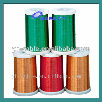 Class 155 0.1mm-0.3mm CCA Care Wire, Copper Clad Aluminum CCA Wire Used For Big Machine