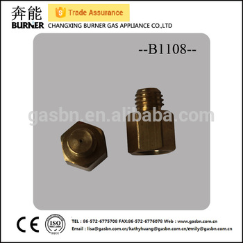 B1108 gas heater parts lpg or ng jet nozzle
