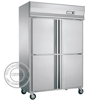 OP-A505 All Stainless Steel Body Material Commercial Upright Refrigerator