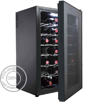 OP-H023 Compressor Wine Coolr , Upright Wine Display Refrigerator