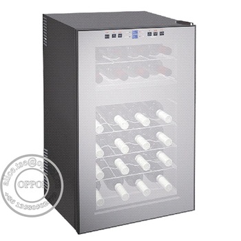 OP-H020 Double Zone Temperature Glass Door Wine Cooler , Beverage Cooler