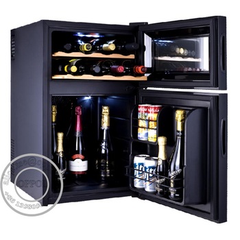 OP-H019 Wood Layer Wine Cooler ,Thermoelectric Wine Storage Refrigerator