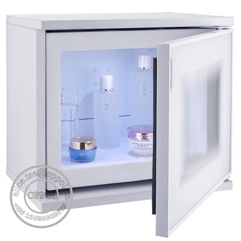 Glass Door Mini Bar Refrigerator , White Color 24L Fridge Mini freezer price