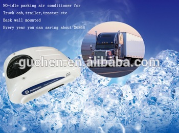 DC back wall mounted truck cab air conditioner