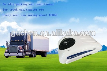 DC powered air conditioner for all kind of truck cab