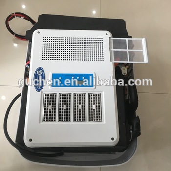 DC powered rooftop model electric truck cab air conditioner
