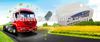 Electric truck cab air conditioner use electric compressor