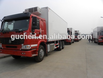 Front mounted transport refrigeration units for hot ambient temperatue areas