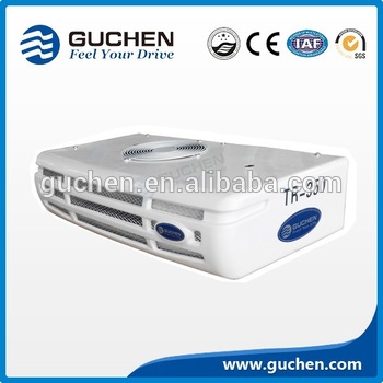 Front mounted small truck refrigeration unit