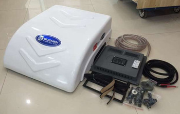 DC powered driven van air conditioner with high cooling capacity
