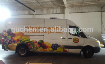 Top Mounted Refrigeration Unit Refrigerator Cooling Van for Sale
