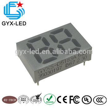 silver gray lens yellow green color air type 2 digits LED Temperature display