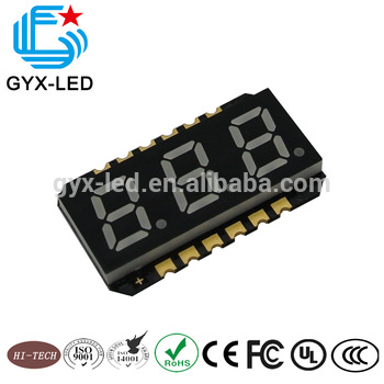 yellow color 0 28 Inch tri digit SMD Display