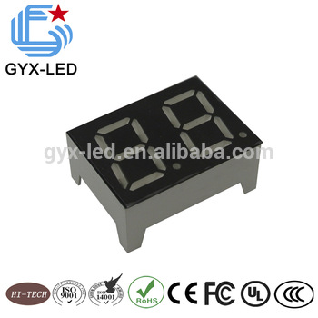 Wire bonding type common anode red color 0 78 inch 2 digit thermometers display for alkaline water ionizer