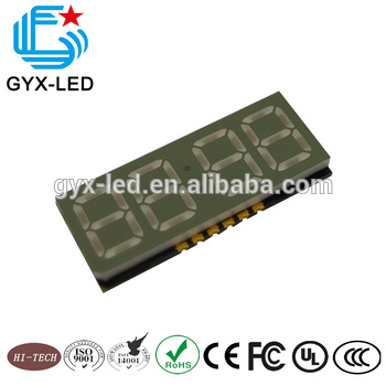 Air Purifier display used blue color smd type 4 digit 7 segment numeric display
