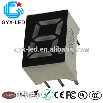 17 12mm White color single digit 7 segment led display 0 47 inch