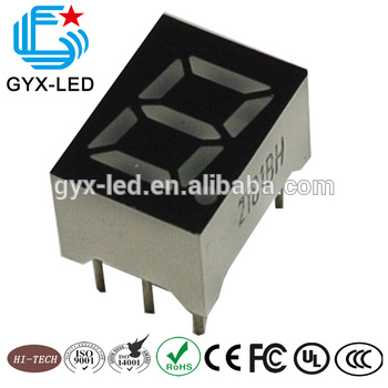 34 24mm RED color single digit 1 inch 7 segment led display