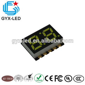 smd 7 segment display air type and anode type goos quality control