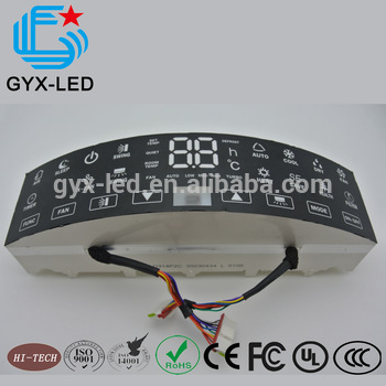 gyxled high brightness with different available colors numeric 7 segment led display