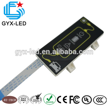 Black face empty seal customized led display used in electric vehicle