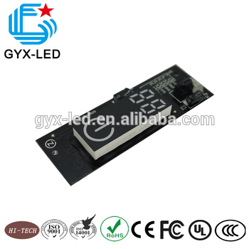 Easy mounting SMD LED display white emitting color FND in common Cathode