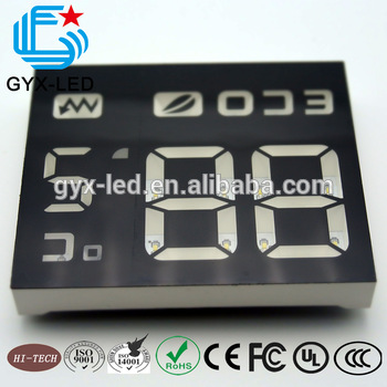 Shenzhen manufacture custom 7 segment led display with ROHS approved