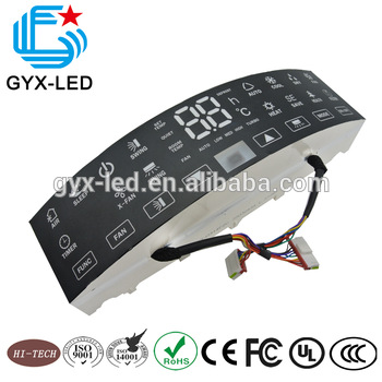 GYX custom graphic 7 segment LED display with cable