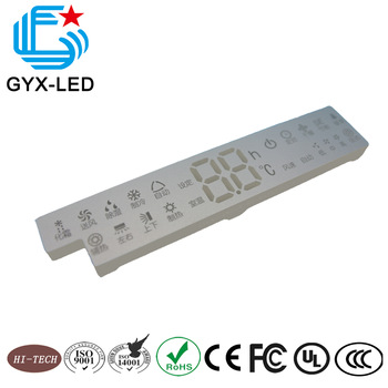 Red color common anode 7 segment multicolor led panel for home appliance