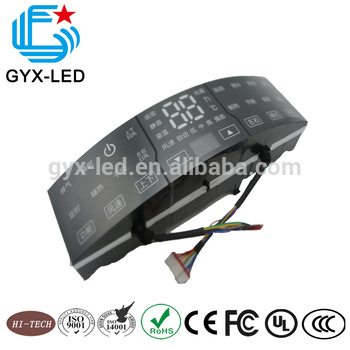 gyxled high brightness with different available colors numeric 7 segment led display update