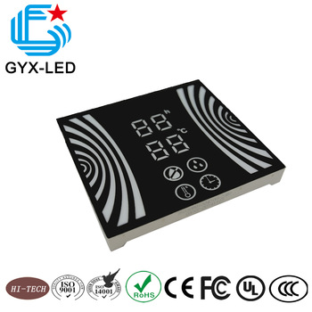 GYX Red color wire bonding type common anode numeric 7 segment custom led display