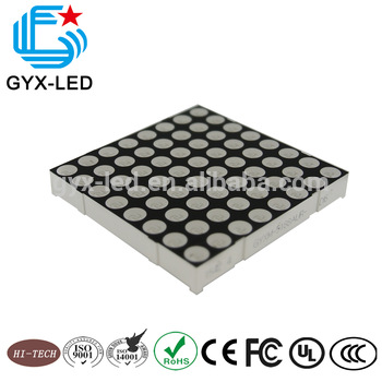 high quality red color 8 8 LED dot matrix elevator display