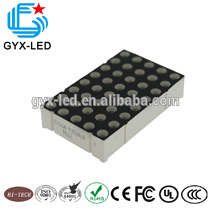 many color 5 7 dots 7 62 mm pitch P7 62 LED dot matrix display