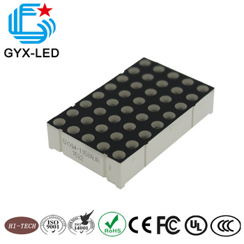 Wholesale High quality Red Green Blue 5 8 dots F5 LED dot matrix display