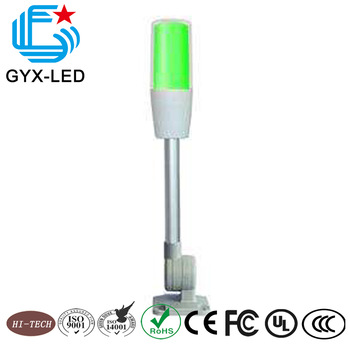 Shenzhen manufacturer green led warning strobe light with built in buzzer