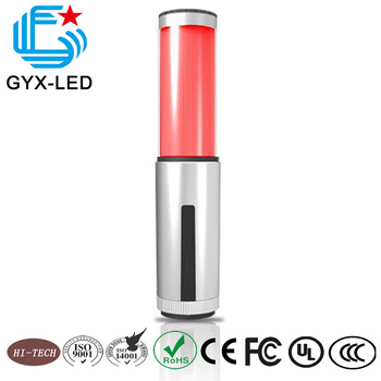 Foldable high brightness tri color LED strobe warning light