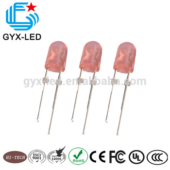 wholesale red diffused lens red emitting color 3mm oval type 346 throuhg hole Lamp LED