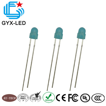 OEM factory for Blue color 3mm round type DIP LED