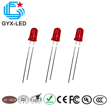 High Quality Led Diode 1 8v 2 2v 5mm round red color wholesale price
