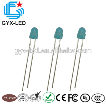 ROHS approved blue round 5mm led