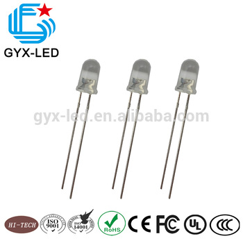 gyxled-shenzhen factory 5mm white through hole led package high lumens