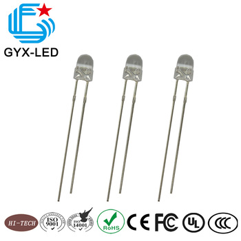Wholesale High quality 4 0mm round type THL LED DIP Water clear diffused lens White emitting color