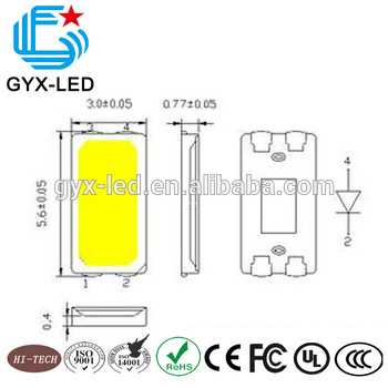Warm white 3 3 5v 120 degrees 60lm smd 5630 led