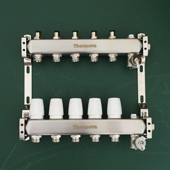 Stainless Steel Floor Heating Manifold , Pex Floor Heating Manifold