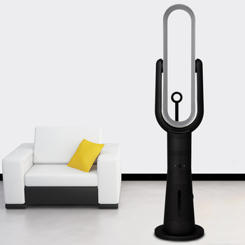 LIANGSHIFU Portable Water air cooling standing fan Tower Bladeless fan 7A ABS