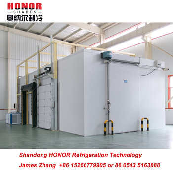 cold storage room for fish fruit vegetable