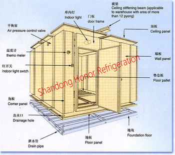 walk in deep Freezer turnkey project for abattoir