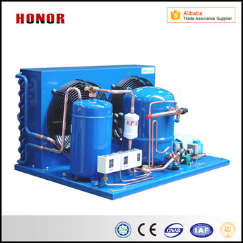 Type Of Display Cold Room Refrigeration Compressor Condensing Units For Food Freezing