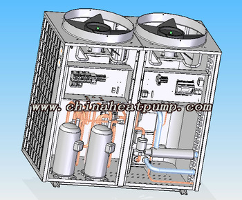 Hiseer industrial type water heaters ( EN14511,CE ,efficiency approved by TUV ,ISO9001 ,underfloor heating ,radiator & fan coil)