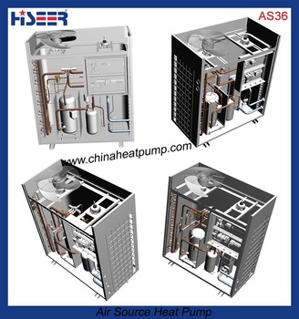 36kw hotel central heating cooling system