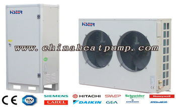 Aerothermal heat pump